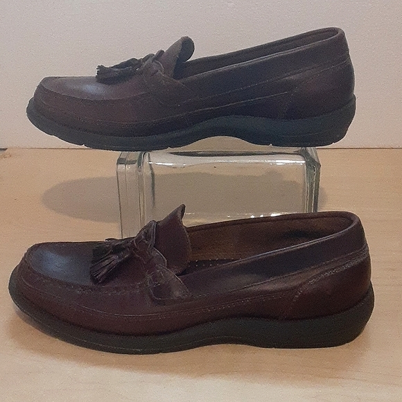 Field N Forest Men's Sea Scape 8M Brown Loafer Tassel Moc Toe Made in Brazil - Picture 3 of 8